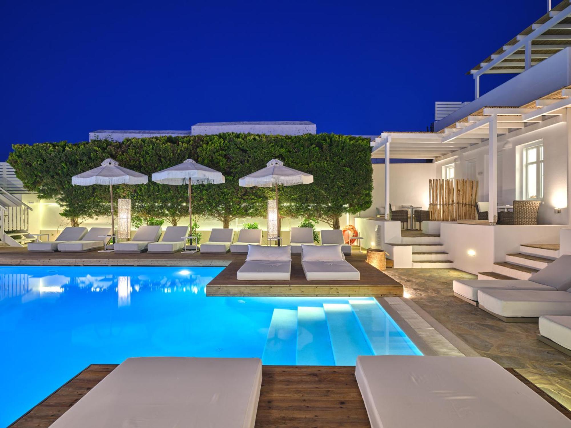 Stelia Mare Boutique Hotel Náousa Exterior foto