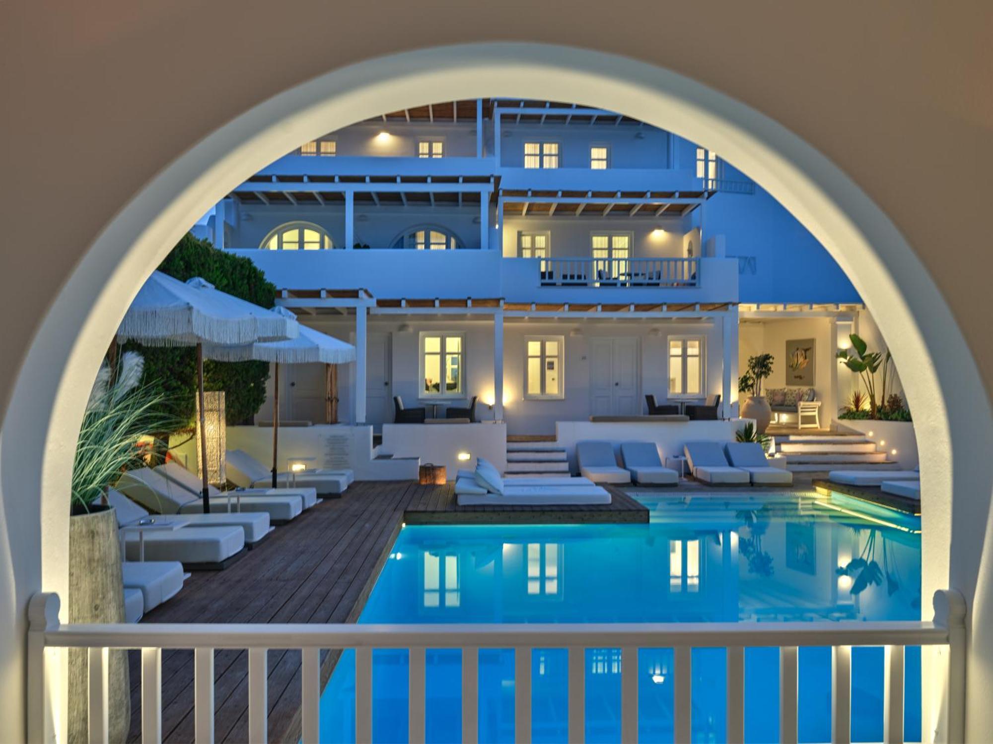 Stelia Mare Boutique Hotel Náousa Exterior foto