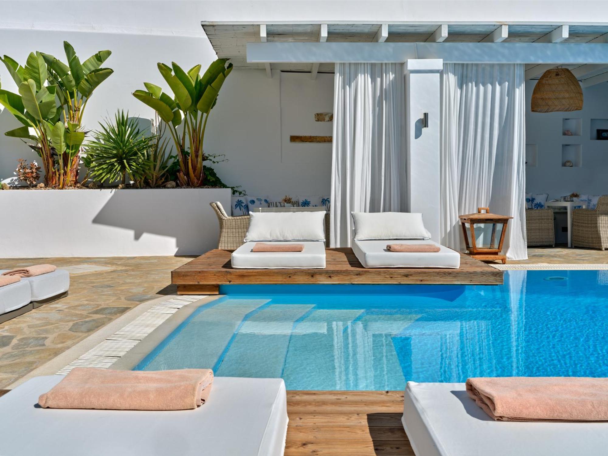 Stelia Mare Boutique Hotel Náousa Exterior foto