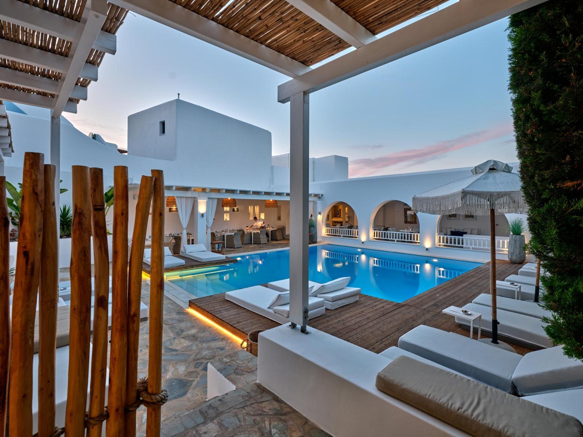 Stelia Mare Boutique Hotel Náousa Exterior foto