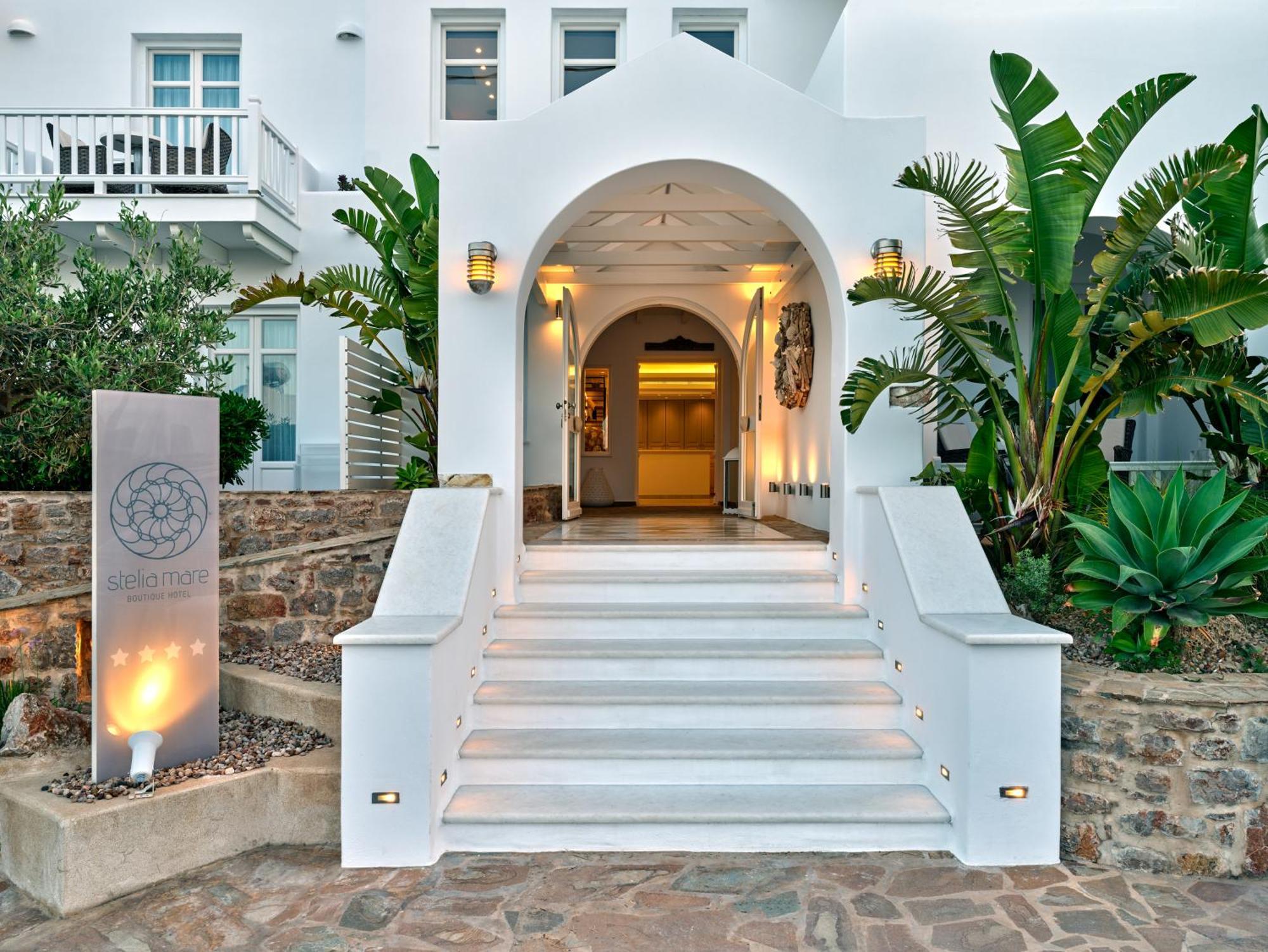 Stelia Mare Boutique Hotel Náousa Exterior foto